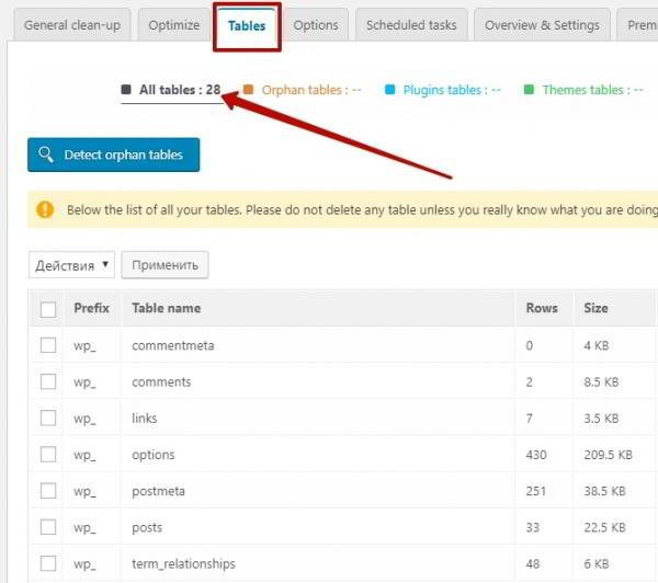 Очистка и ускорение сайта WordPress Супер плагин Очистка и ускорение сайта WordPress Супер плагин