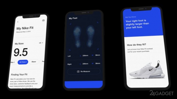 Nike правильно подберёт размер кроссовок с помощью ARKit (5 фото) Nike правильно подберёт размер кроссовок с помощью ARKit (5 фото)