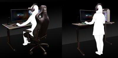 Thermaltake выпускает игровой стол RGB Battlestation Level 20 Thermaltake выпускает игровой стол RGB Battlestation Level 20