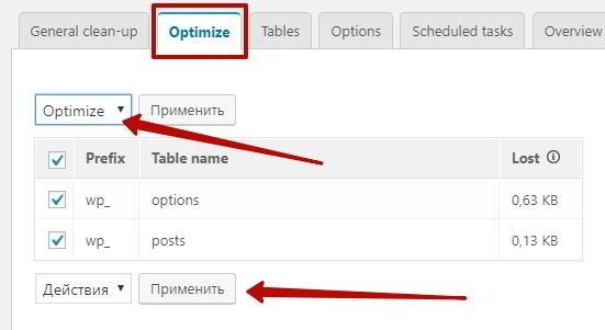 Очистка и ускорение сайта WordPress Супер плагин Очистка и ускорение сайта WordPress Супер плагин