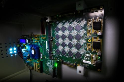 Intel connects 64 Loihi 'brain chips' together and hands them off to researchers Intel connects 64 Loihi 'brain chips' together and hands them off to researchers