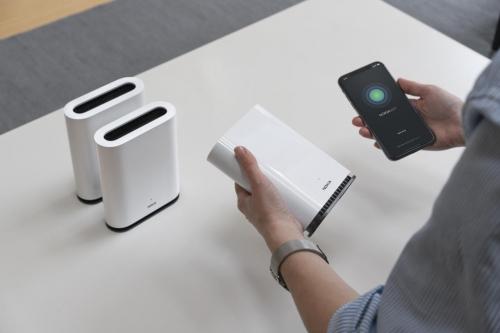 Nokia’s new Beacon 1 mesh Wi-Fi router learns which wireless channels are the least congested Nokia’s new Beacon 1 mesh Wi-Fi router learns which wireless channels are the least congested