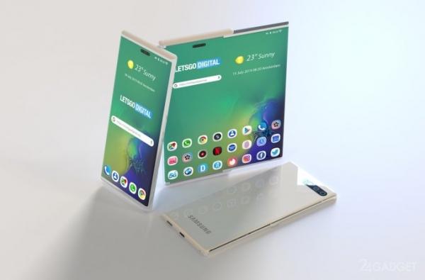 В Samsung готовят смартфон с расширяемым дисплеем (6 фото) В Samsung готовят смартфон с расширяемым дисплеем (6 фото)
