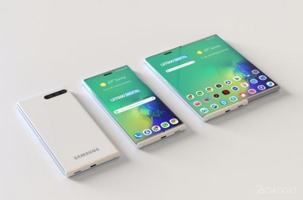 В Samsung готовят смартфон с расширяемым дисплеем (6 фото) В Samsung готовят смартфон с расширяемым дисплеем (6 фото)