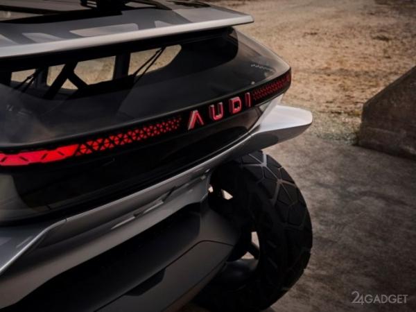 Внедорожник Audi AI:TRAIL quattro с электродвигателями, и дронами для подсветки дороги (23 фото + 2 видео) Внедорожник Audi AI:TRAIL quattro с электродвигателями, и дронами для подсветки дороги (23 фото + 2 видео)