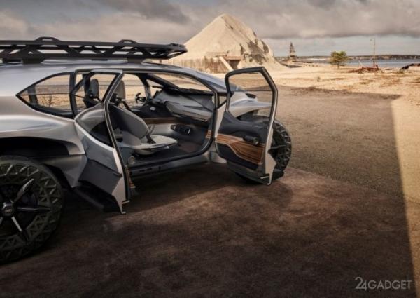 Внедорожник Audi AI:TRAIL quattro с электродвигателями, и дронами для подсветки дороги (23 фото + 2 видео) Внедорожник Audi AI:TRAIL quattro с электродвигателями, и дронами для подсветки дороги (23 фото + 2 видео)