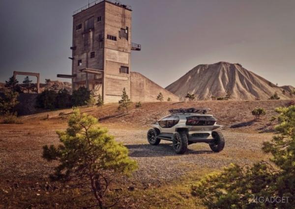 Внедорожник Audi AI:TRAIL quattro с электродвигателями, и дронами для подсветки дороги (23 фото + 2 видео) Внедорожник Audi AI:TRAIL quattro с электродвигателями, и дронами для подсветки дороги (23 фото + 2 видео)