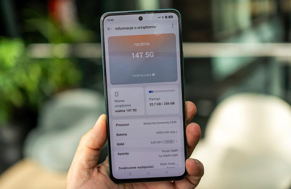 Обзор Realme 14T 5G: автономного смартфона с AMOLED-экраном и водозащитой