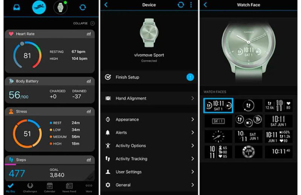 Обзор Garmin Vivomove Sport: гибридных умных часов со стилем и содержанием Обзор Garmin Vivomove Sport: гибридных умных часов со стилем и содержанием